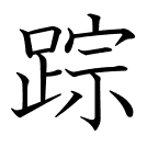 踪